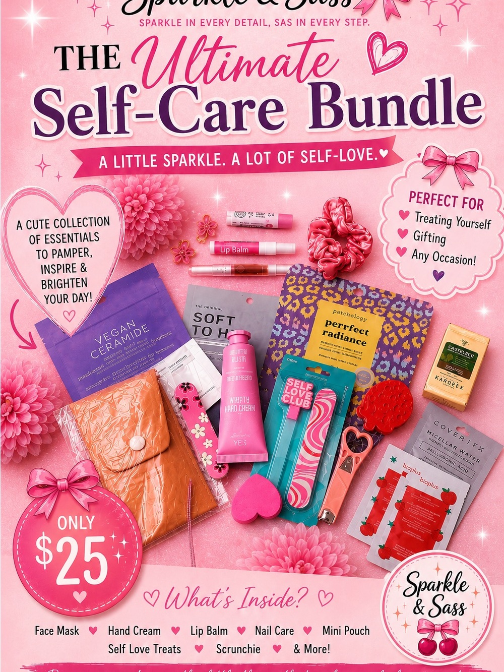 The Ultimate Self-Care Bundle - Pink Multi